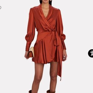 Zimmermann Silk Wrap Dress NWT